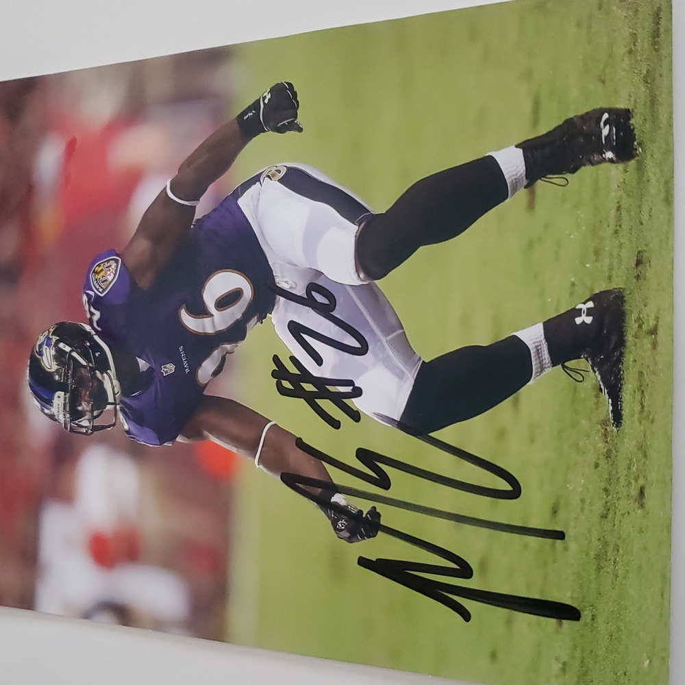 MATT ELAM BALTIMORE RAVENS  SIGNED Autographed 8" x 10"